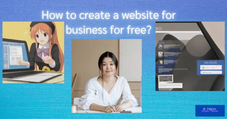 How to create a website for business for free?