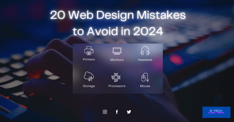 21 Web Design Mistakes to Avoid in 2024