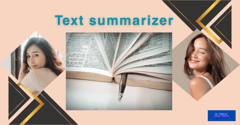 Text summarizer